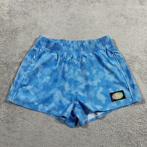 Slunks Shorts Womens XS Volleyball Swim Floral Beach Athletic Stretch Pull On